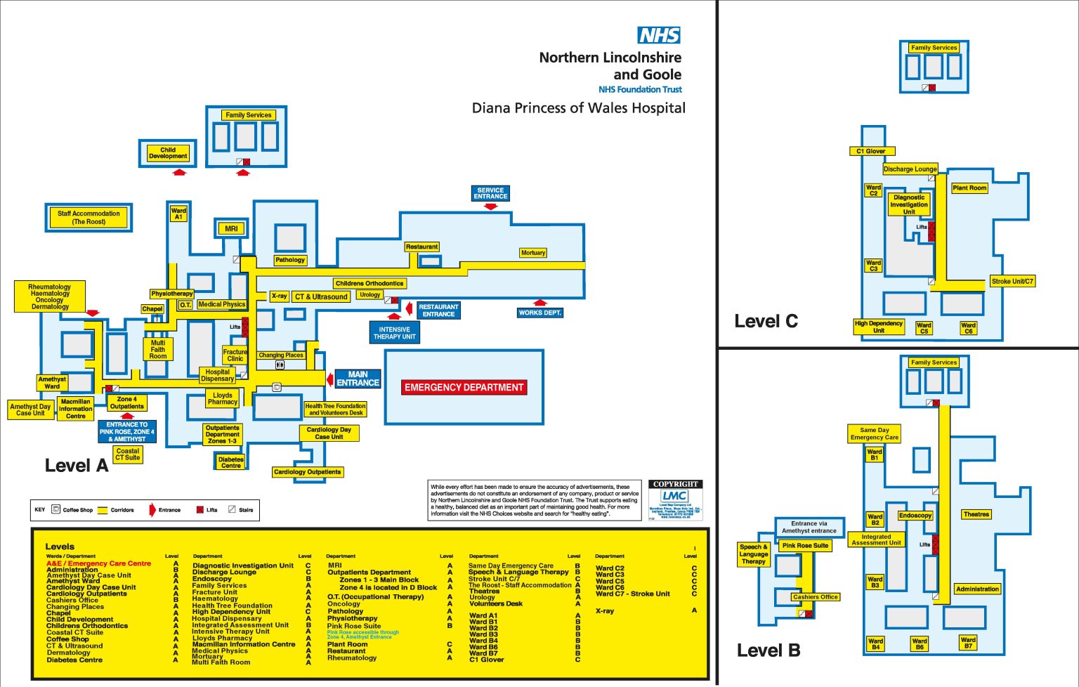 Hospital Maps Northern Lincolnshire And Goole NHS Foundation Trust