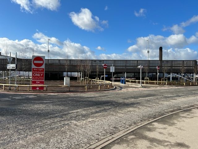 The new decked car park at Grimsby Hospital