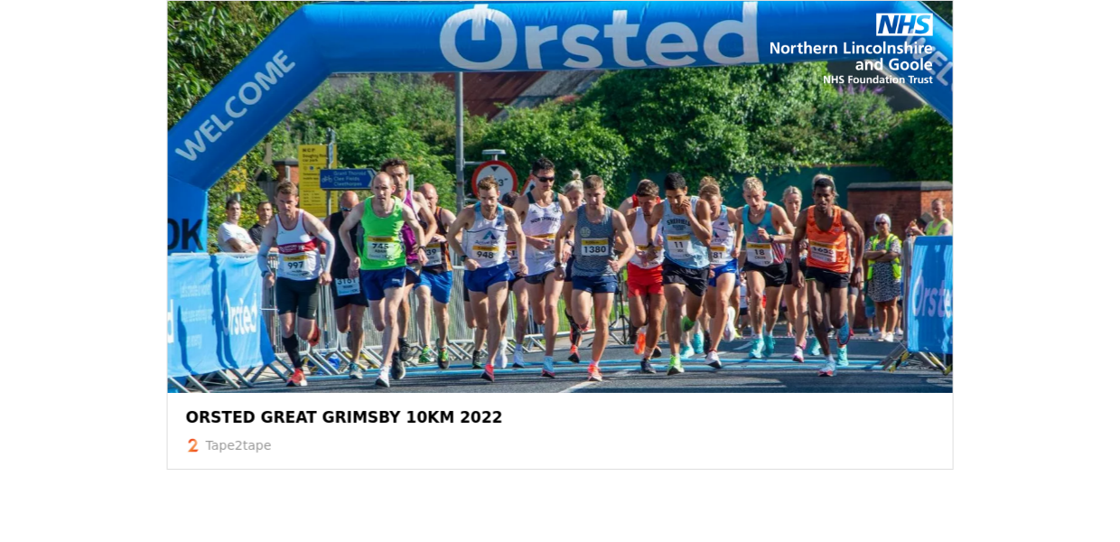 Runners in the Orsted 10k, Grimsby