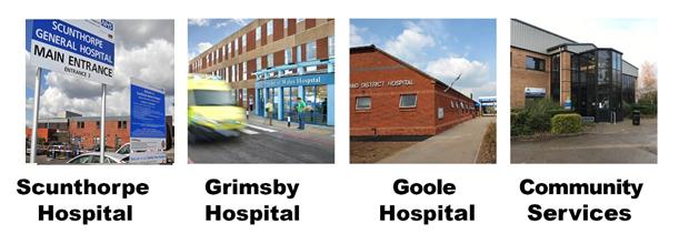 Our three main hospital sites and one of our community buildings
