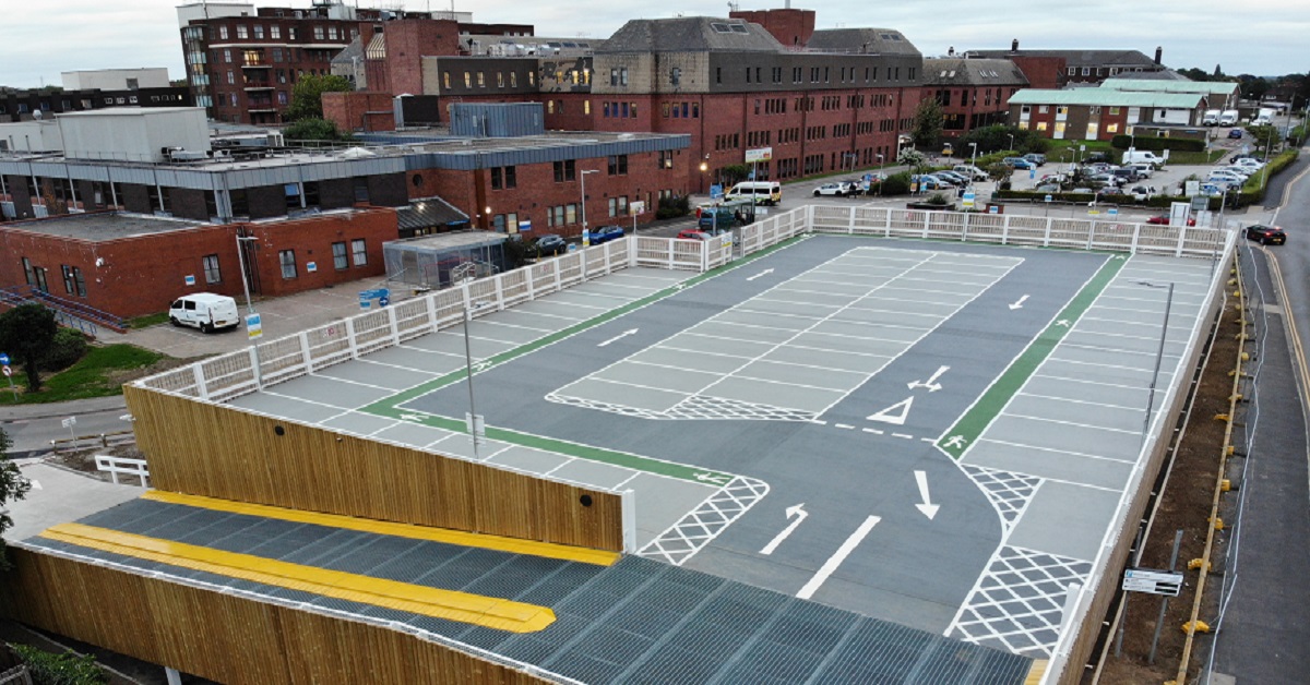 New Scunthorpe Hospital Car Park Open Northern Lincolnshire And Goole New Scunthorpe Hospital Car Park Open Northern Lincolnshire And Goole