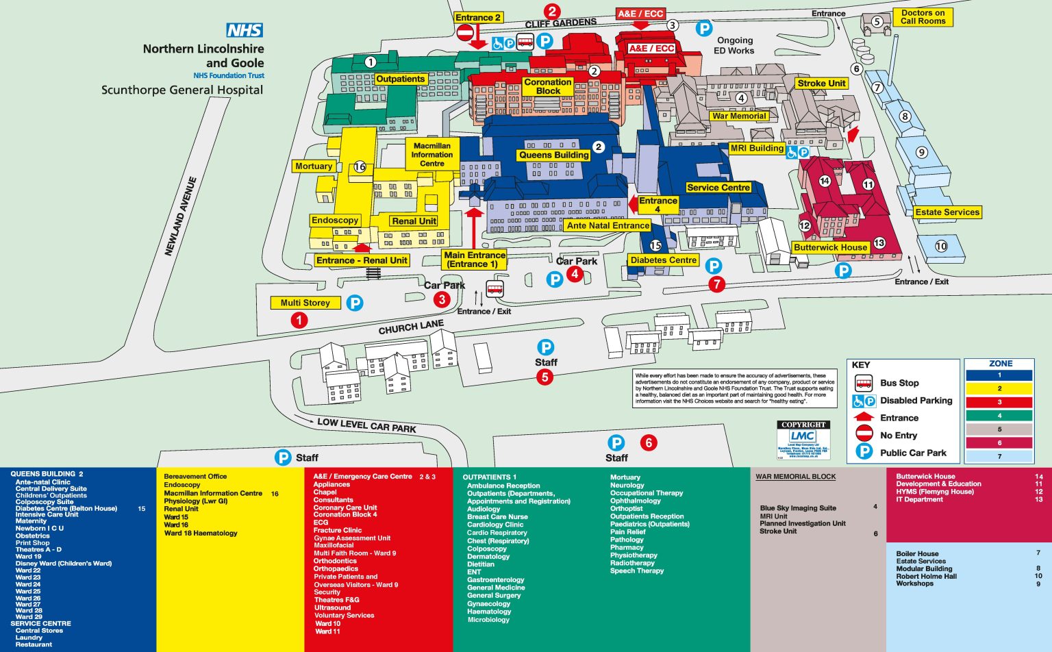 Hospital Maps Northern Lincolnshire And Goole NHS Foundation Trust