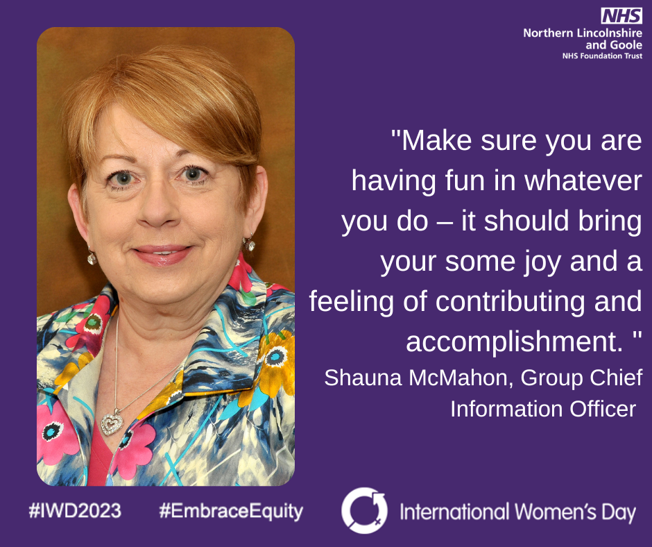 International Women's Day 2023: Shauna McMahon, Group Chief Information Officer, said: "Make sure you are having fun in whatever you do – it should bring your some joy and a feeling of contributing and accomplishment"