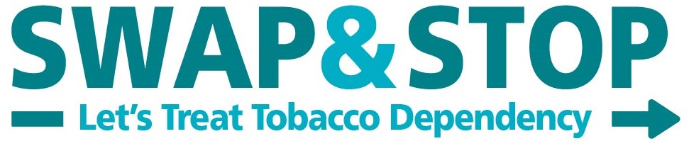 Swap&Stop Let's Treat Tobacco Dependency logo