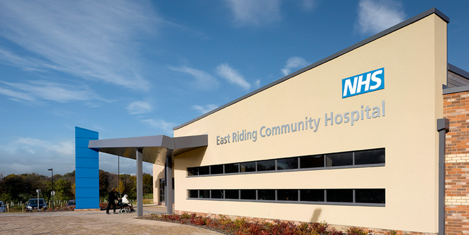 The exterior of the East Riding Community Hospital, Beverley