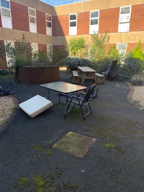 Amethyst Garden before the refurb