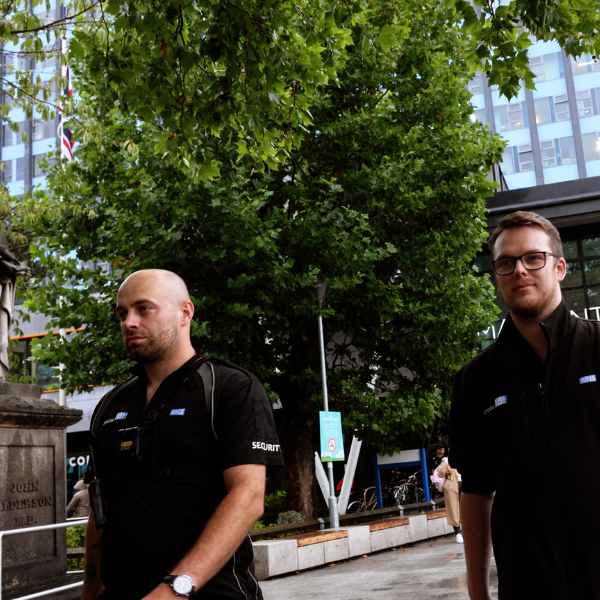 Tristan on patrol at Hull Royal Infirmary