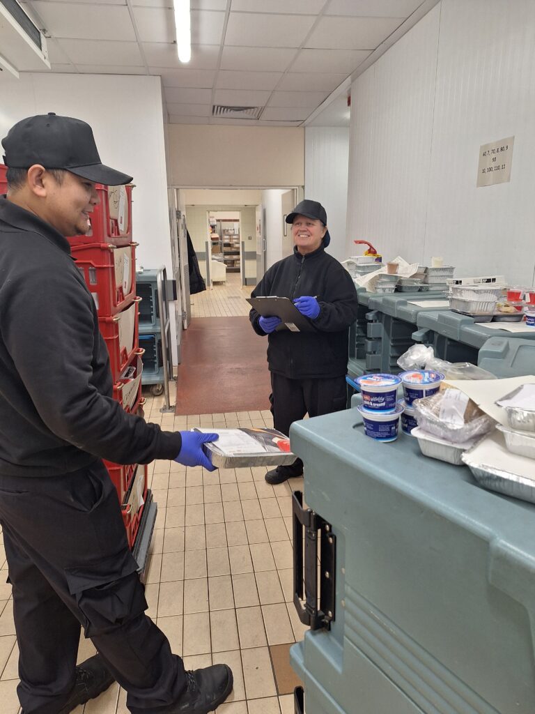 The patient meals team in action