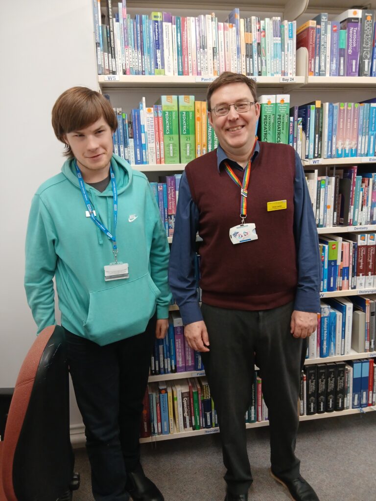 Project Search intern Keane has been a great asset to the Libraries team