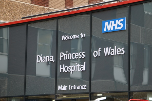 The two websites list their addresses as Diana, Princess of Wales Hospital in Grimsby