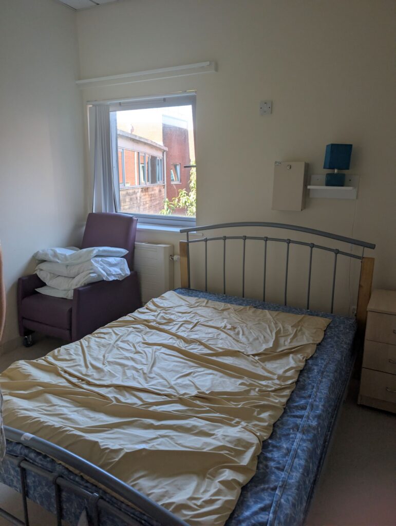 One of the parent flats in the DPoW NICU unit