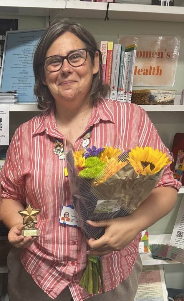 Librarian Rachel Rushmer was named Project Search Mentor of the year