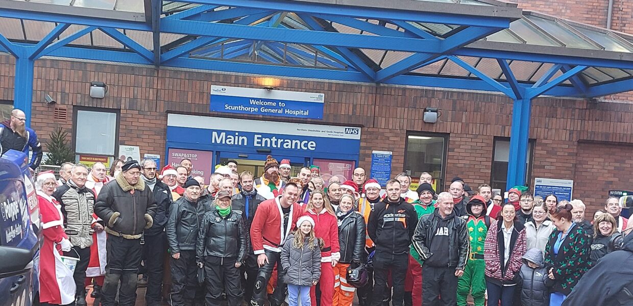 Last year's Scunny Bikers festive run