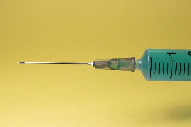 A syringe