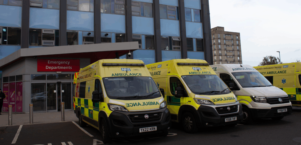 Ambulances outside ED