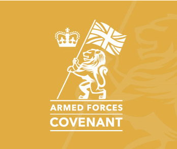 The Gold Armed Forces Covenant logo