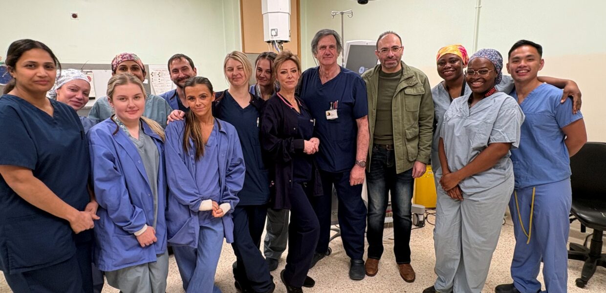 Hospital staff in theatres