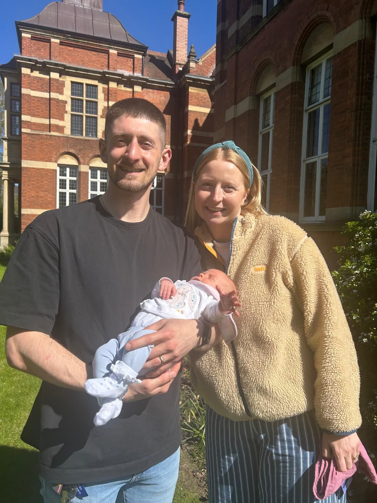 Jonnie, Emily and baby Primrose