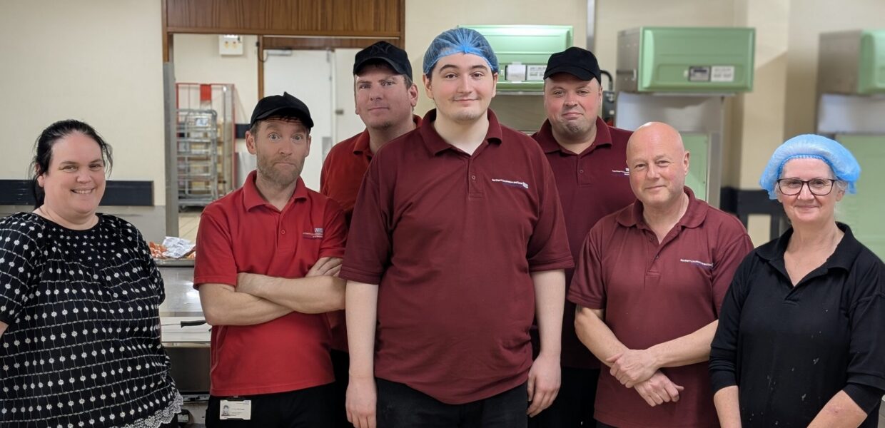 Members of the Grimsby Catering team