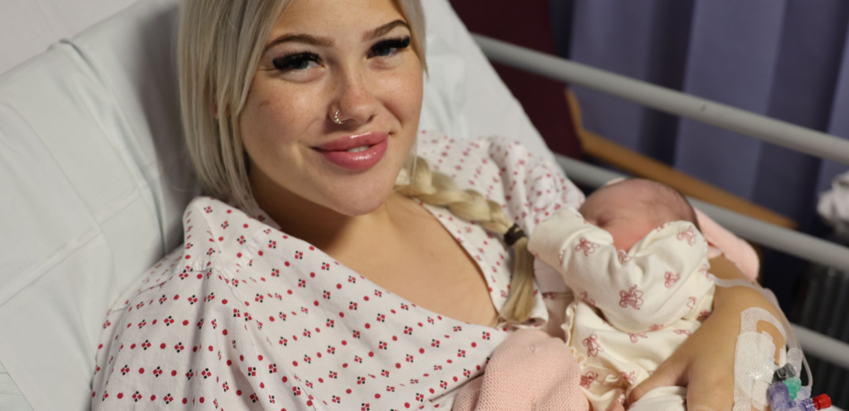 Mum Sasha and baby Elodie-Grace who have signed up to The Generation Study in Hull and East Yorkshire