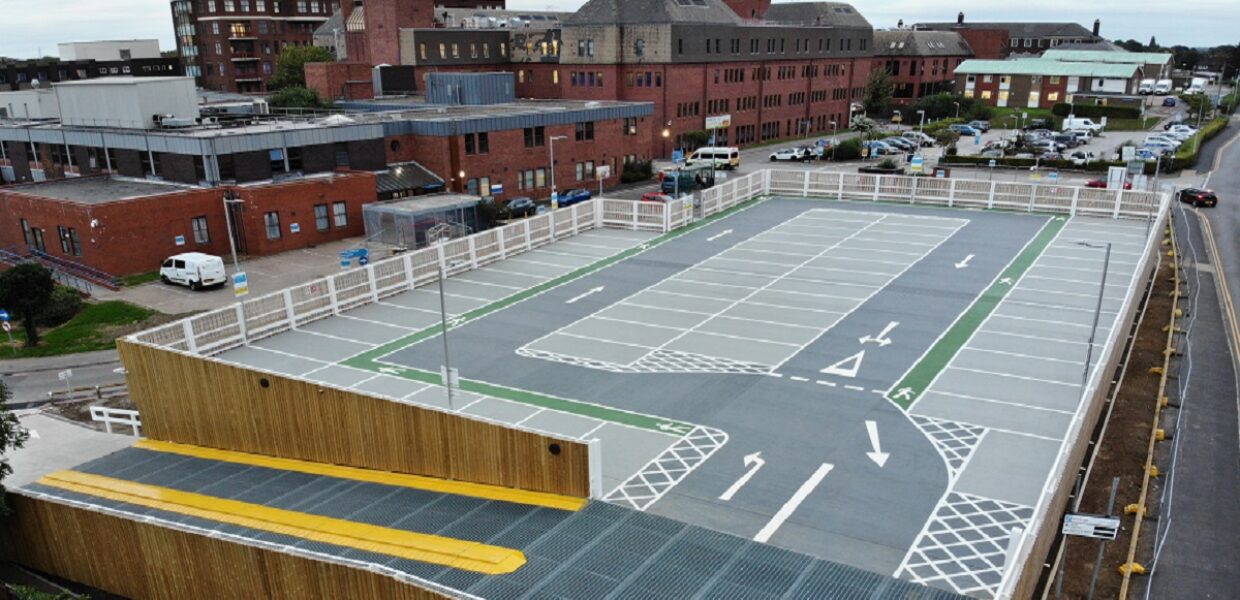 Scunthorpe hospital car park