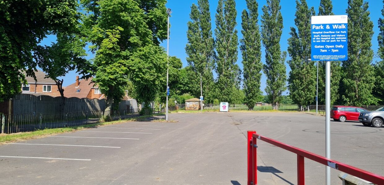 The Park and Walk car park off Scartho Road, Grimsby