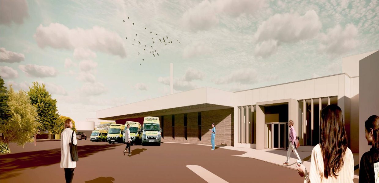 Artist's impression of Scunthorpe Emergency Department