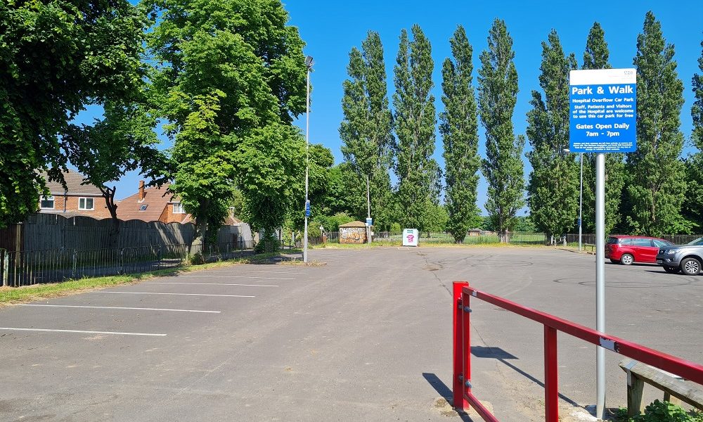 The Park and Walk car park off Scartho Road, Grimsby